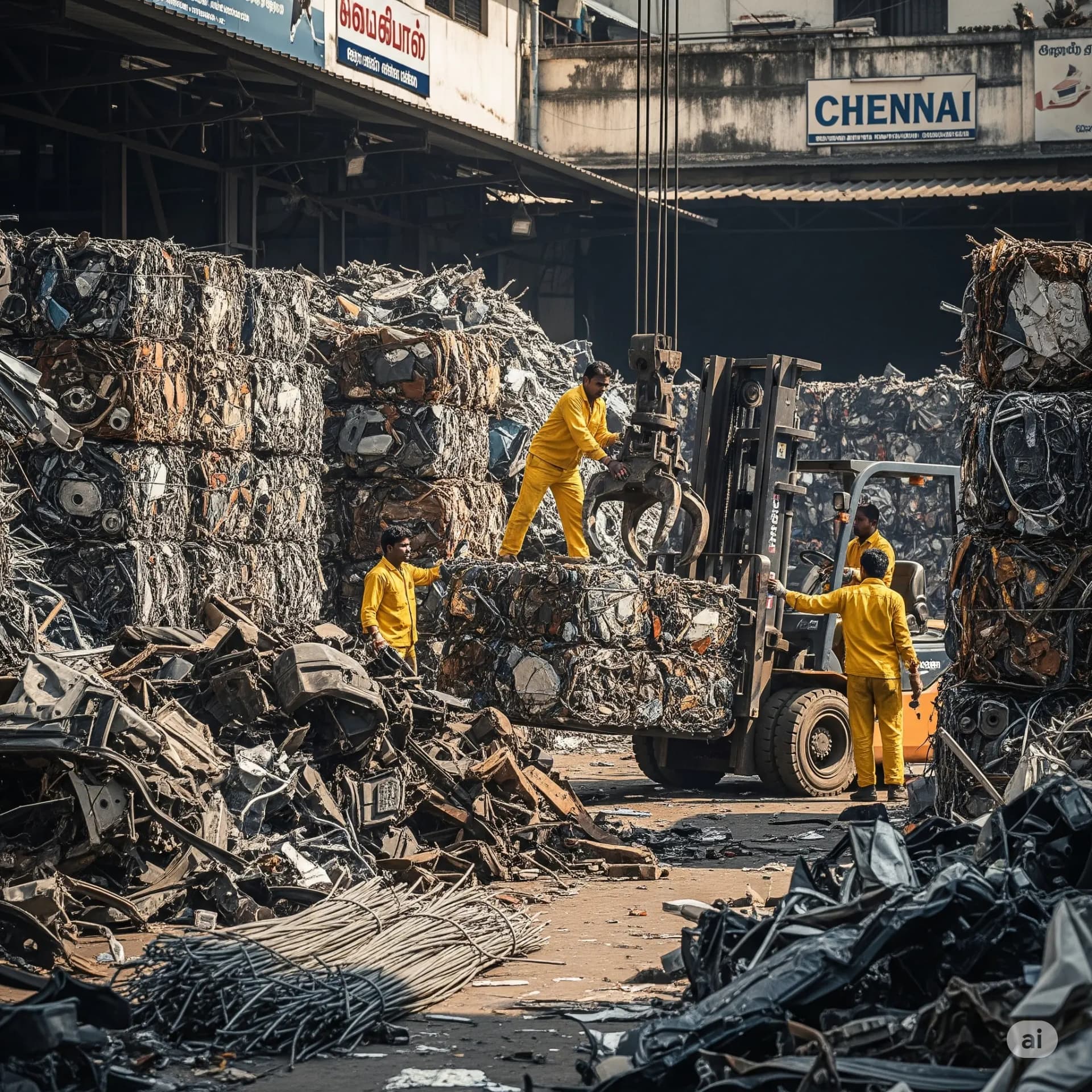 Scrap Dealers in Chennai: Buyers of Industrial Metal, E-Waste & Machinery