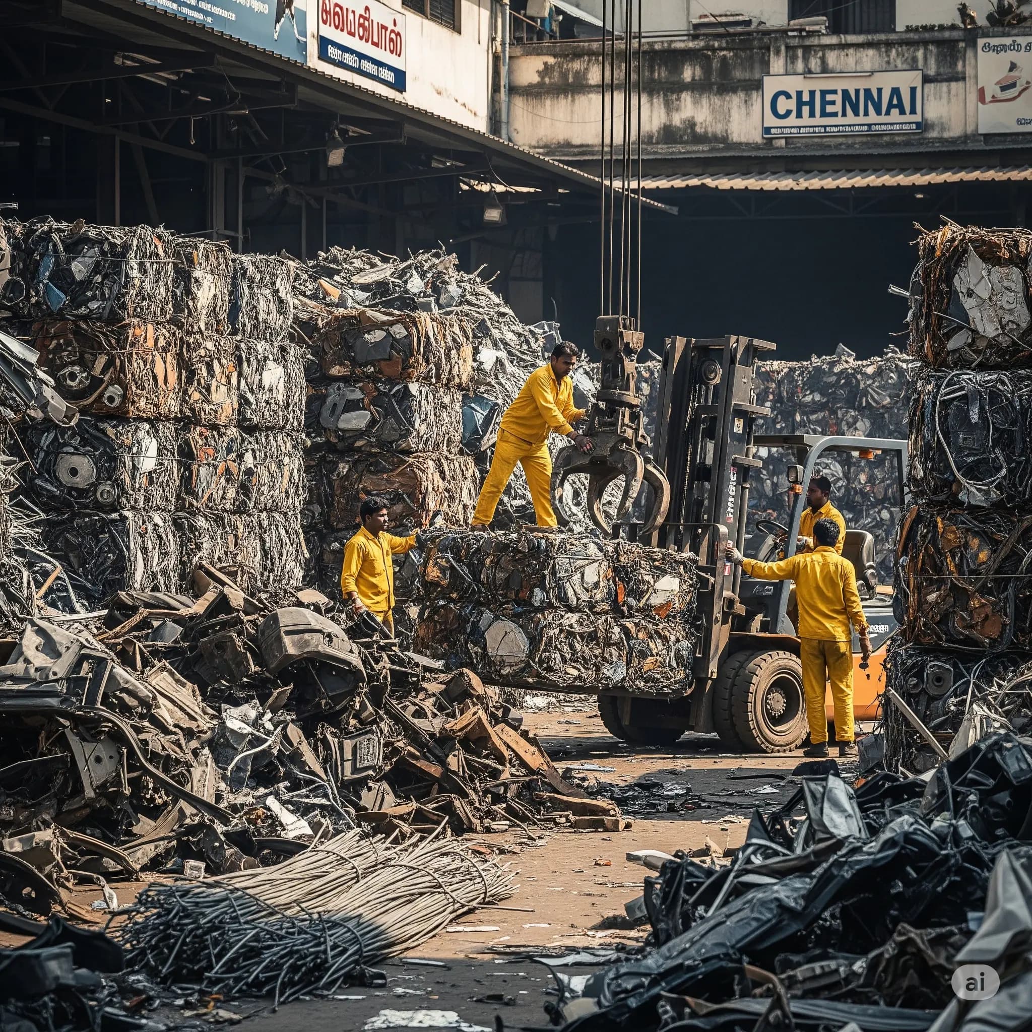 Scrap Dealers in Chennai: Buyers of Industrial Metal, E-Waste & Machinery