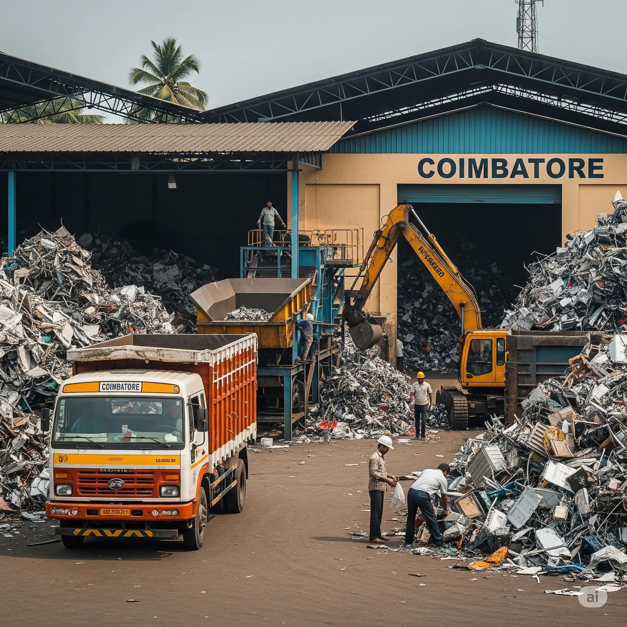 Scrap Dealers in Coimbatore: Industrial Buyers of Metal, E-Waste & Machinery
